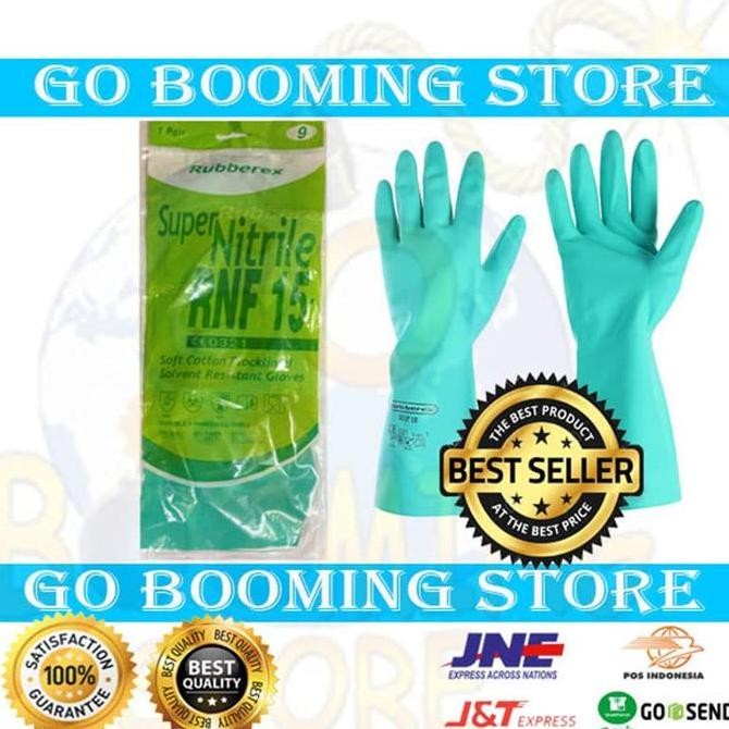 SARUNG TANGAN KARET RUBBEREX SUPER NITRILLE RNF 15/SUPERNITRILLE RNF15