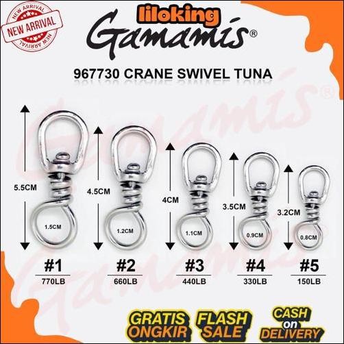 GROSIR GAMAMIS CRANE SWIVEL TUNA 967730