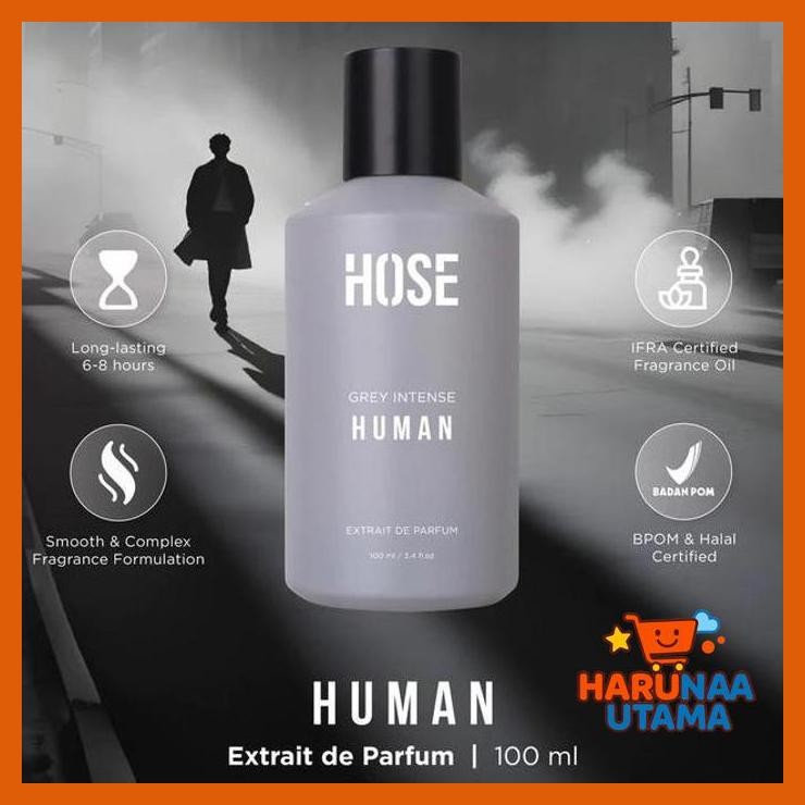 HOSE EDP GREY INTENSE HUMAN EXTRAIT DE PARFUM 100 ML (IBU ANAK BAYI)