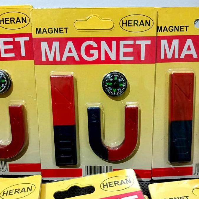 MAGNET I DAN U , MAGNET SEKOLAH, MAGNET PRAKTEK, MAGNET BIRU MERAH