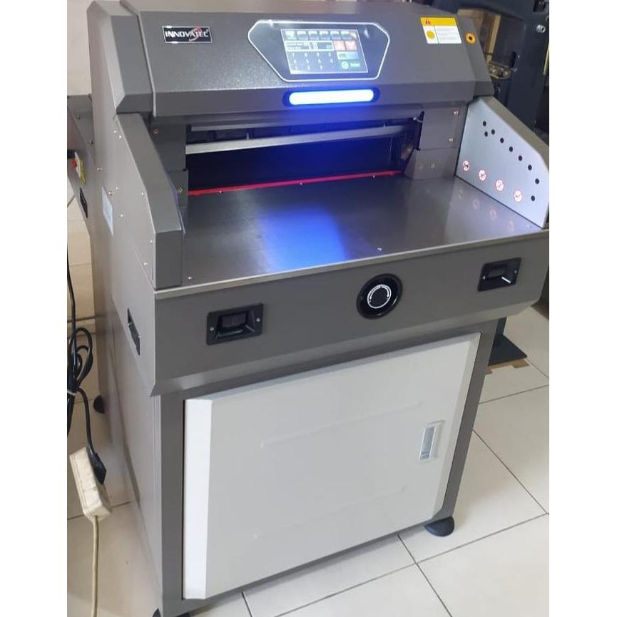NEW Mesin Potong Kertas Digital A3+ Otomatis INNOVATEC F4909 49cm Pemotong Penghancur Kertas Elektri