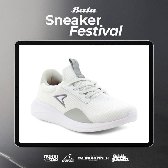 [Sneakerfest] Power - N-Walk Lite "Memory Foam" Sepatu Sneakers Olahraga Wanita - Walking Sport Shoe