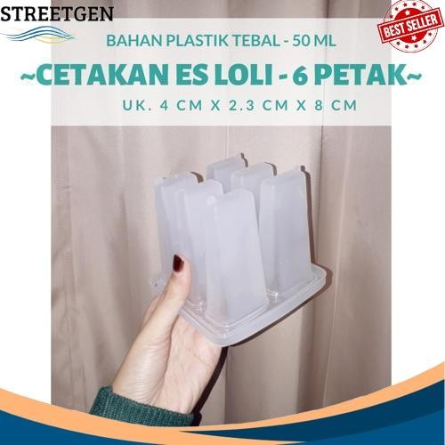 New Cetakan es krim - Cetakan plastik loly 12 Slot, Jual Cetakan Es Krim