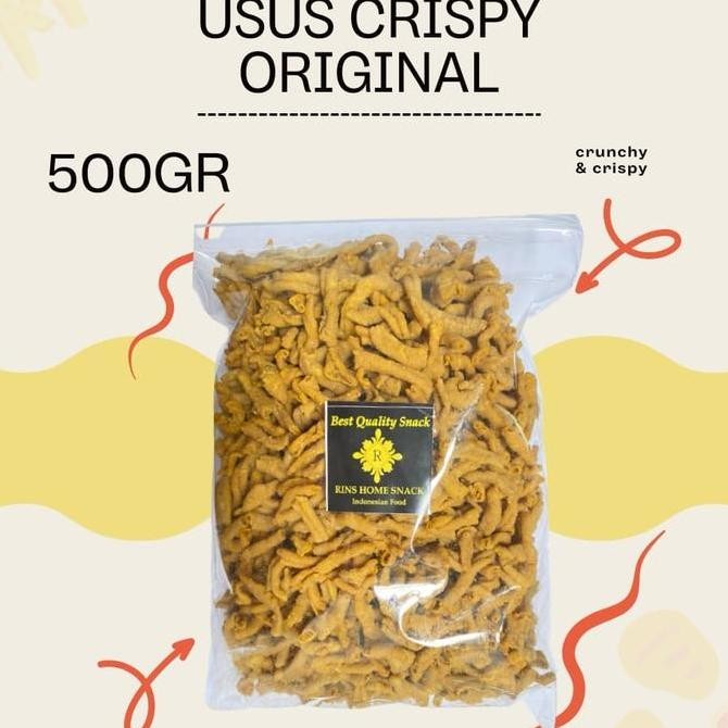 Kripik Usus Ayam Krispy ( ORIGINAL ) 500gr usus ayam/usus krispy/ kripik usus murah/ kripik usus gro