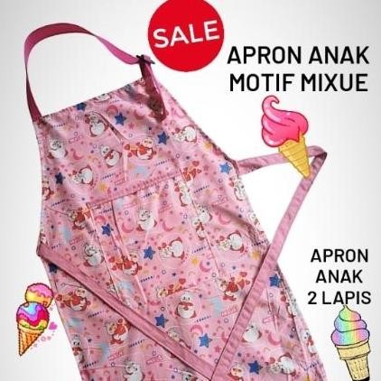 apron anak/celemek anak/celemek