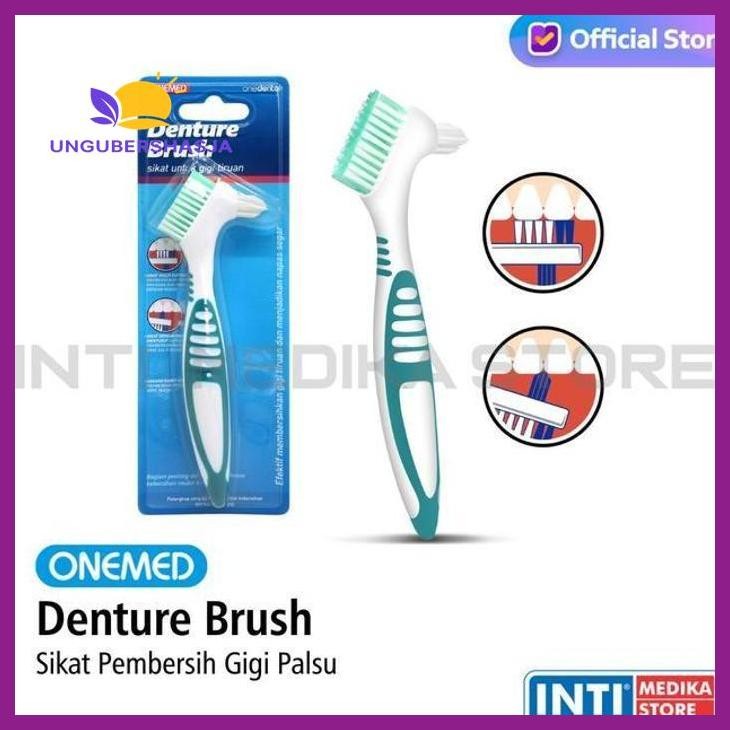 (ORIGINAL) DENTURE TOOTH BRUSH | SIKAT PEMBERSIH GIGI PALSU TIRUAN KESEHATAN PERLENGKAPAN MEDIS RUMA