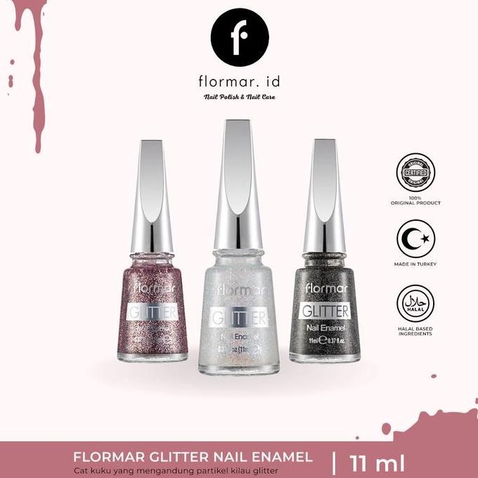Kutek Flormar Glitter Nail Enamel