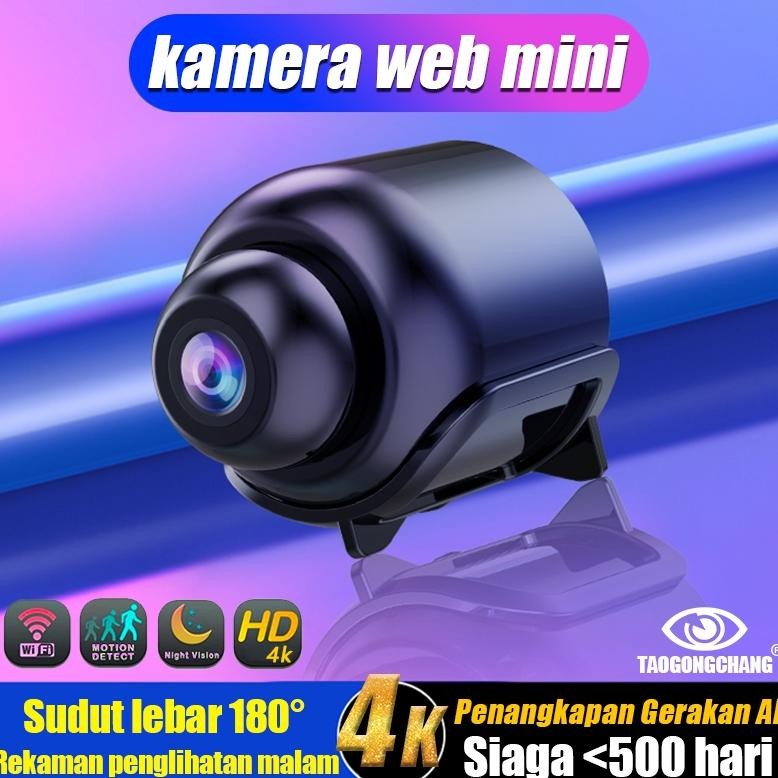 Pemotretan sudut super lebar CAMERA MINI WIFI HIDDEN CAMERA Pemotretan 4K HD CAMERA WIFI MINI HIDDEN
