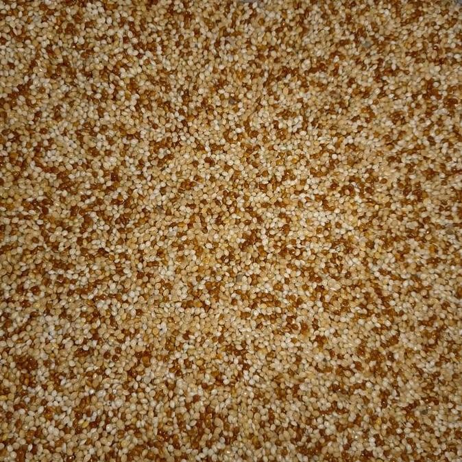 Milet putih campur milet merah 25kg - pakan lovebird
