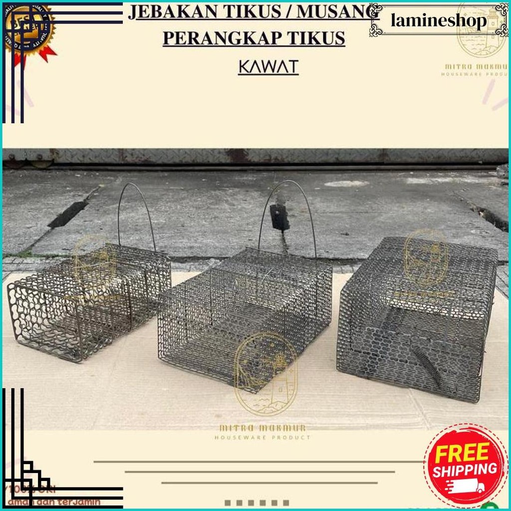 [Termurah] Perangkap Tikus Besi / Jebakan Tikus / Perangkap Musang Gratis Ongkir
