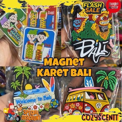 New Sale Magnet Karet Tradisi Bali - Magnet Karet Barong Bali - Magnet Pulau Bali - Magnet Kulkas Ba