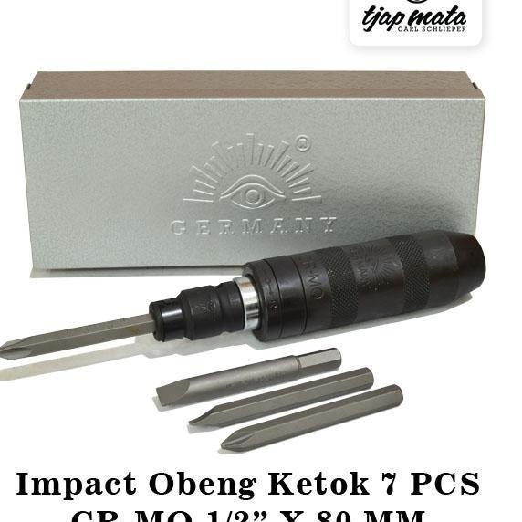 Tjap Mata Cap Mata Impact Obeng Ketok Set 7 Pcs