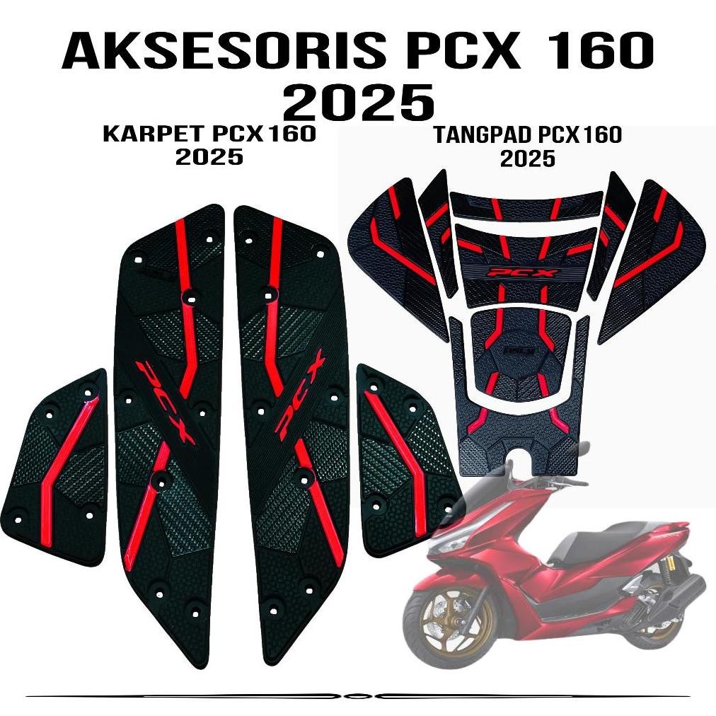 PCX 160 2025 Aksesoris Karpet Motor PCX 160 2025 Rubber Premium Quality Aksesoris motor