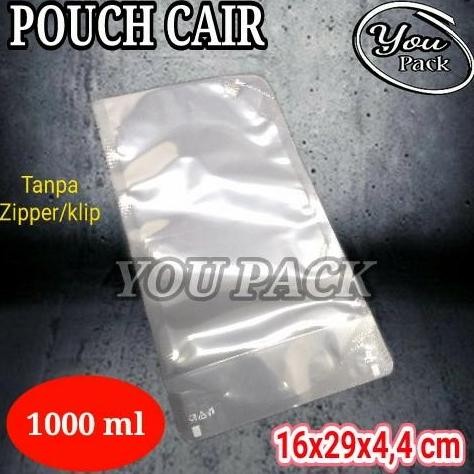 STANDING POUCH PLASTIK KEMASAN POUCH CAIR 1000 ML CAIRAN-MINYAK