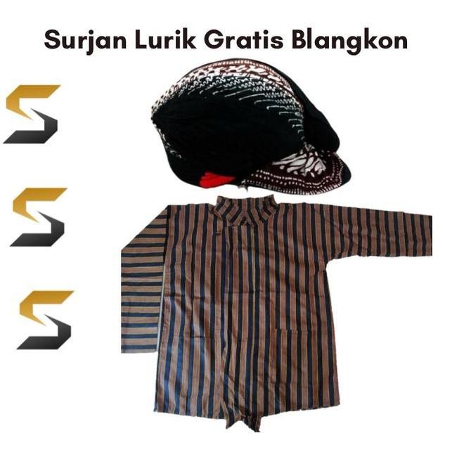Baju Adat Jawa Pria/Baju Lurik/Baju Jawa Pria