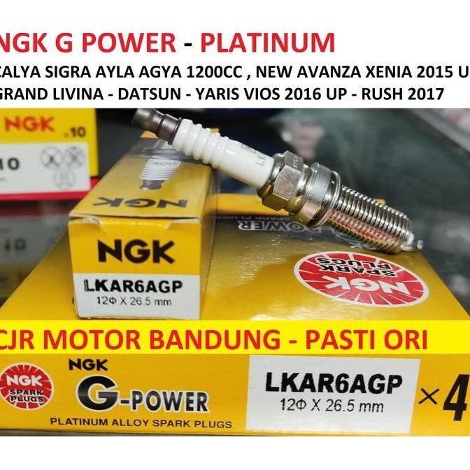 Busi Platinum Ngk G Power Lkar6Ap Mobil Calya Sigra Ayla Agya 1200 Cc Terbaik
