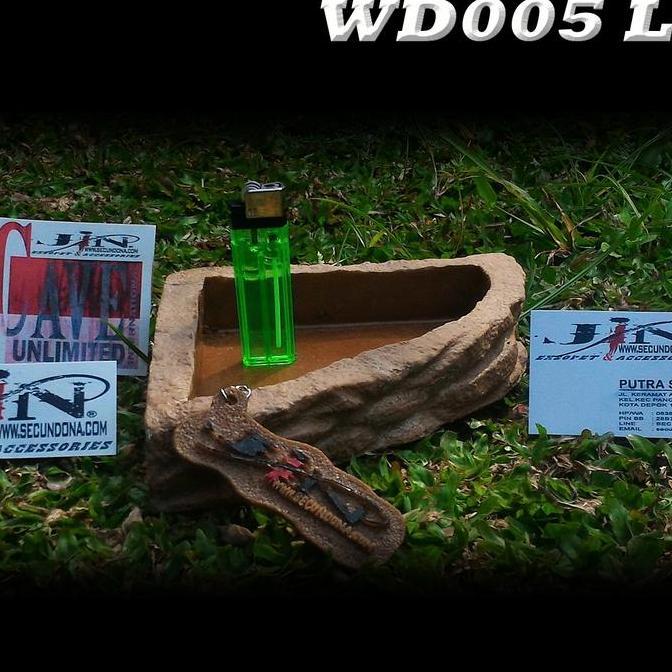 Premium WD005 WATER DISH FEEDINGDISH WADAH MAKANAN MINUMAN ULAR CORNSNAKE BEARDED DRAGON BD DUNNER N
