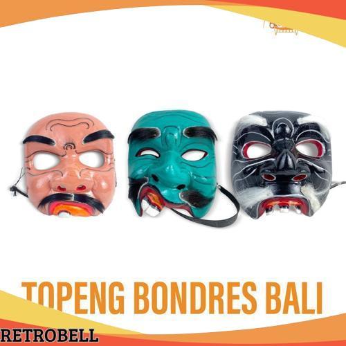 Ready Stock Topeng Bondres - Topeng lawak Bali - Topeng bibir sumbing - Topeng Kayu - Topeng Bali - 