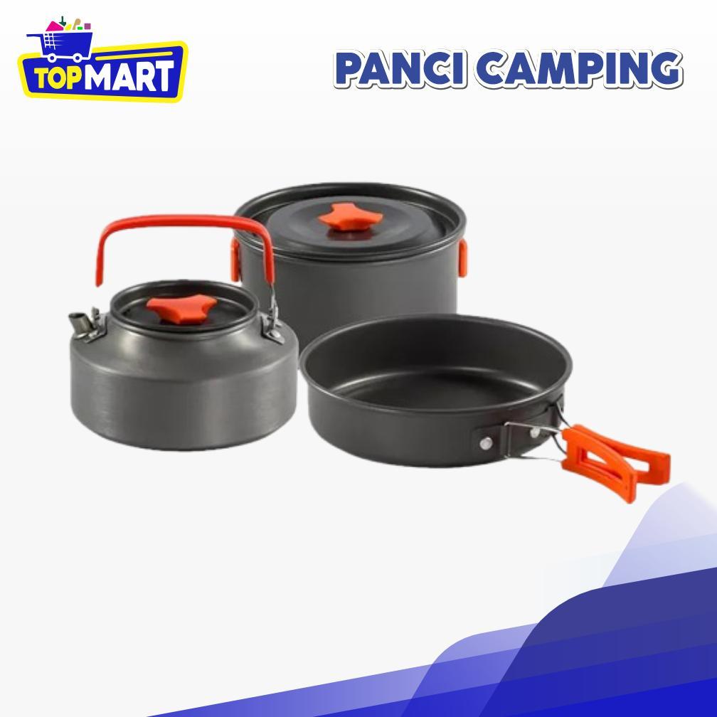 TOPMART - Alat Masak Camping Cooking Set Camping Q2 - Panci Camping Set Alat Masak Outdoor Alat Masa