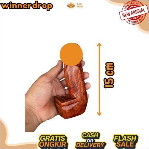 Big Promo Asbak Bali Mini 15 cm - asbak rokok bali medium - Asbak Bali Kayu - Dekorasi Asbak Bali
