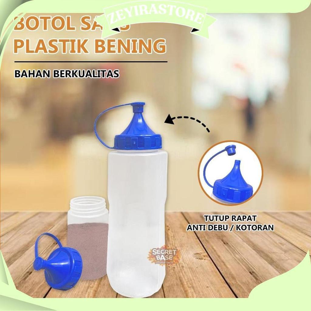 Botol Kecap - Botol Saos Plastik / Botol Saus Estetik / Tempat Sambal Cod