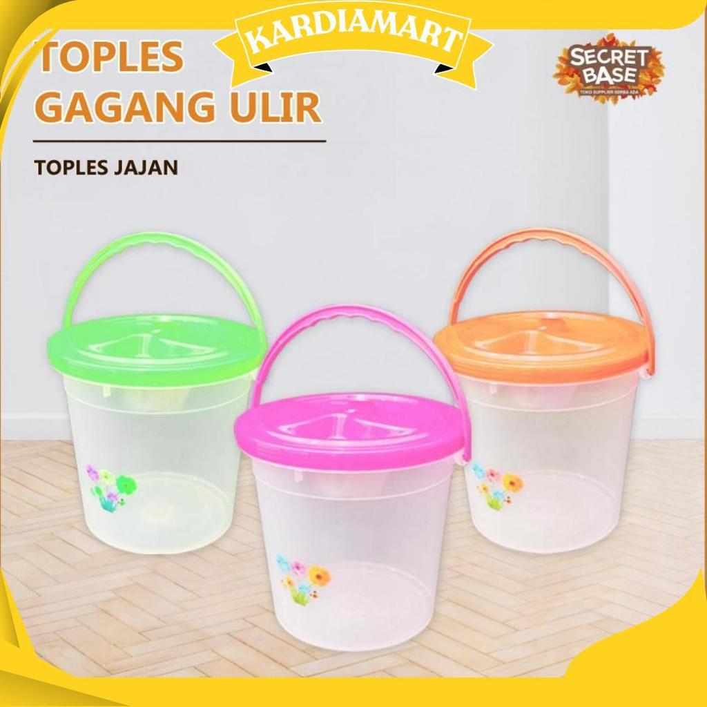 Toples Gagang Ulir - Toples Hajatan Murah/ Tas Belanja /Toples Plastik / Toples Kerupuk Ori