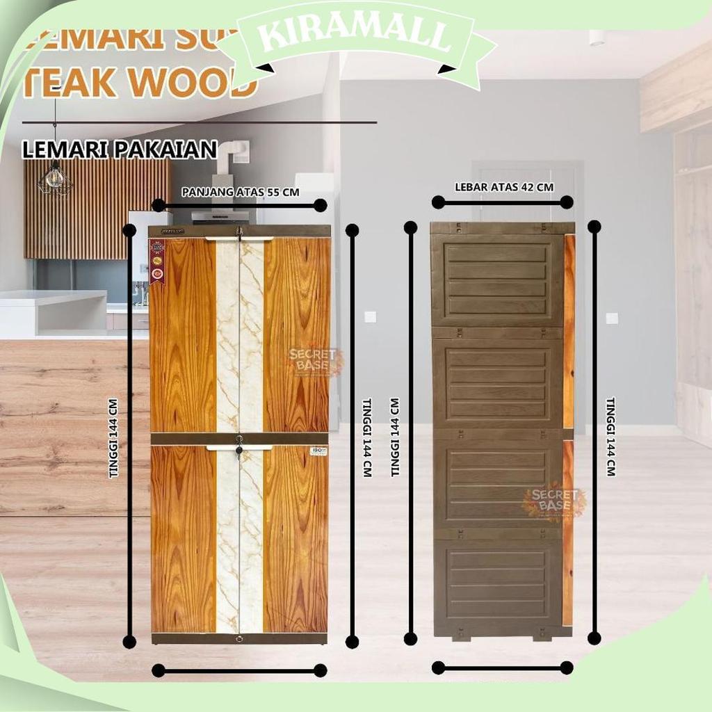 Napolly Icab 204 - Kunci / Almari Plastik / Lemari Susun Pakaian / Bok / Lemari Jumbo Cod