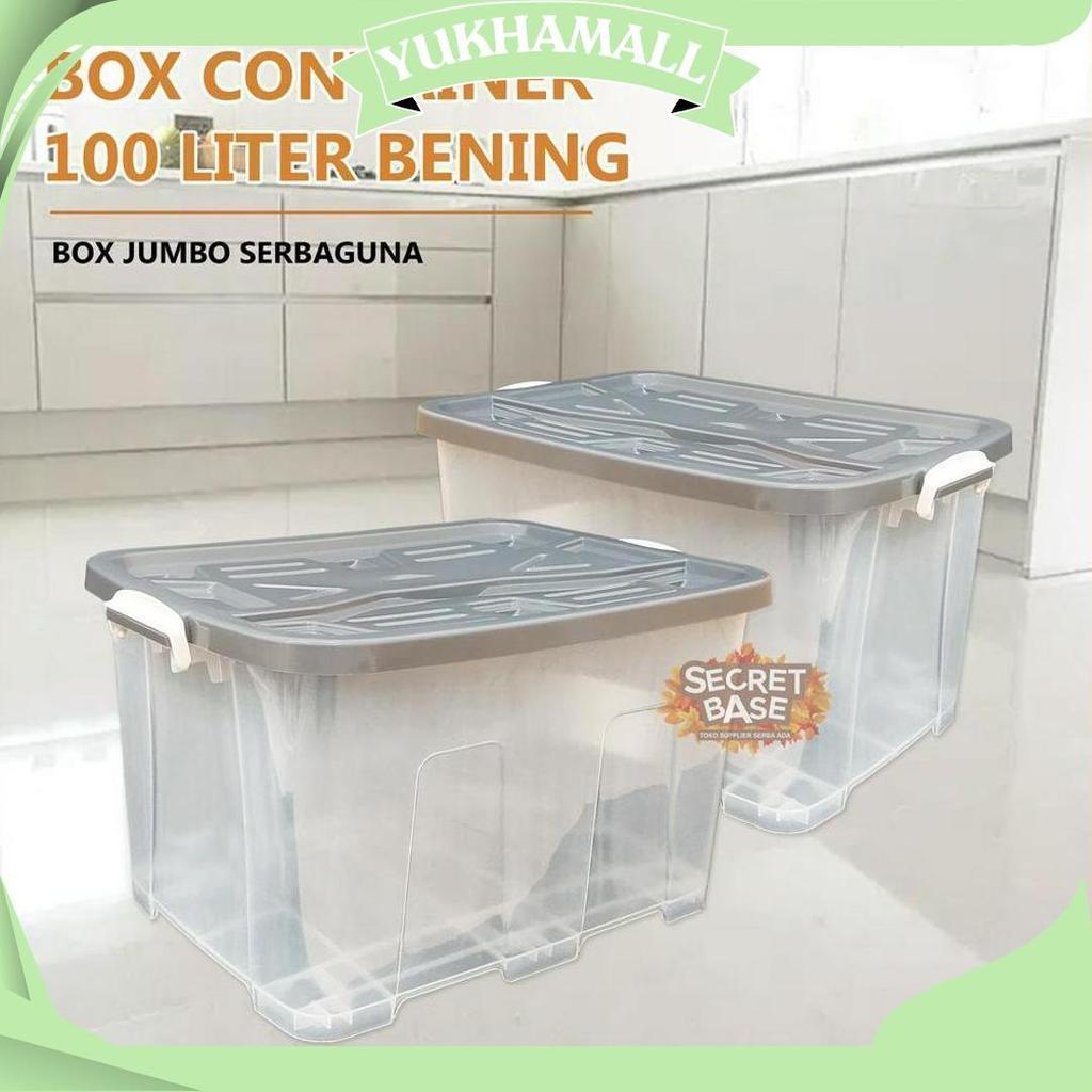 Box Container 100 Liter + Roda - Kontainer Box / Container Box Ori