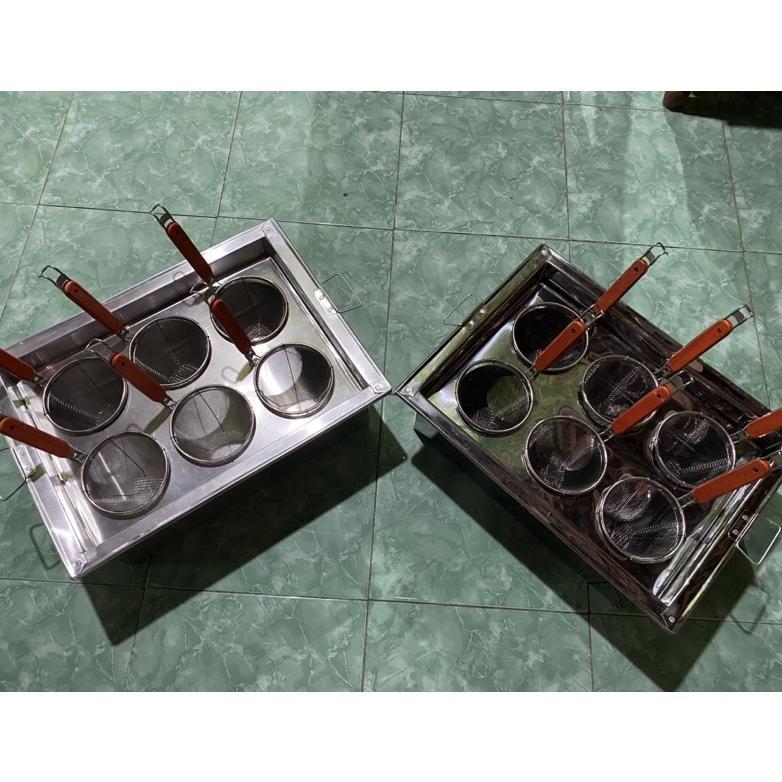 Dandang Panci Mie Ayam Lubang 6 Keran Alumunium Alat Masak Khusus