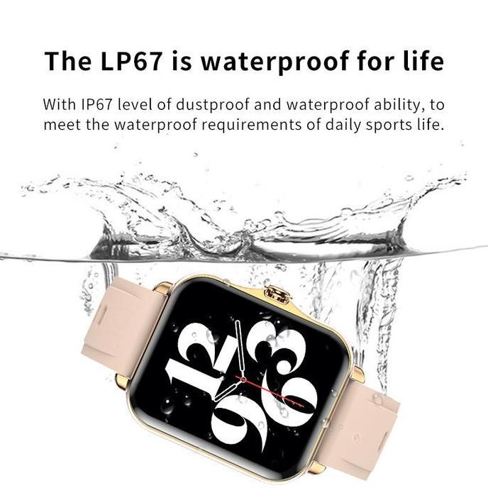 DF227>> LIGE Baru Jam Tangan Pintar Pria Wanita Menyentuh Pelacak kebugaran bluetooth call smart wat