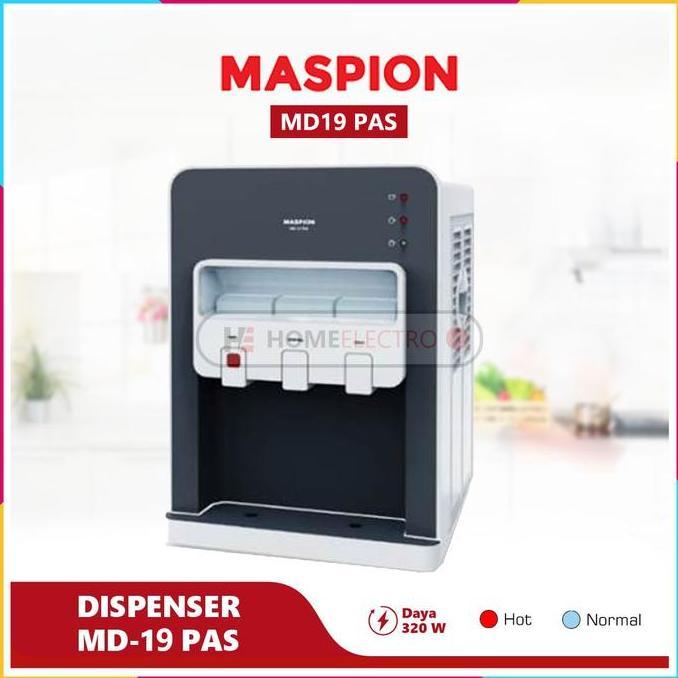 Dispenser Air Maspion MD19 PAS Cold Hot Normal Water Dispenser