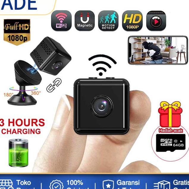 Cod Cctv Mini 10P Kamera Wifi Camera Mini Spy Cam Tersembunyi Kamera Pengintai Mini Cctv Lamp Plasti
