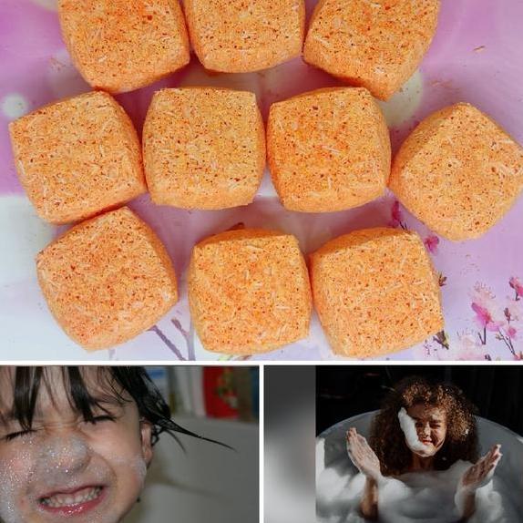 Bubble Bath Bomb Orange Isi 20 Bath Bomb Bath Bubble
