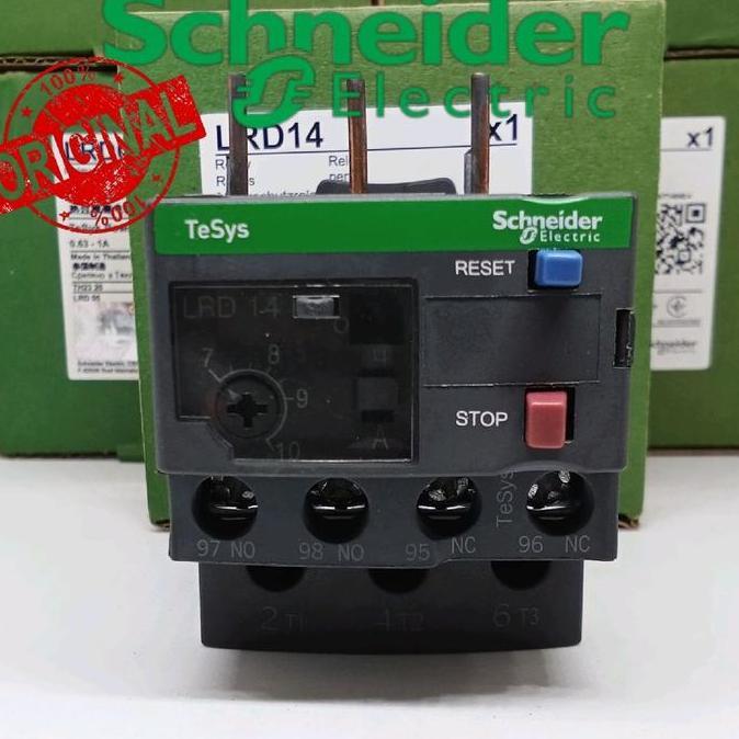 Promo overload kontaktor Schneider new original lrd14 7-10a/overload Schneider lrd 14 thermal overlo