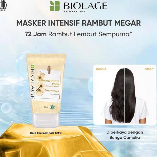 Biolage Deep Treatment Pa Smootroof Masker Intensif Rambut Megar