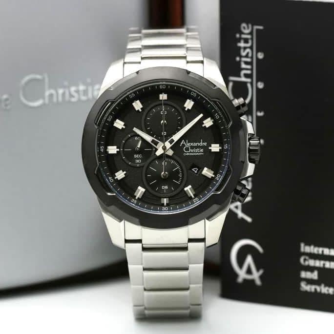 [ ORIGINAL ] Jam Tangan Pria / Cowok Alexandre Christie 6523 AC 6523
