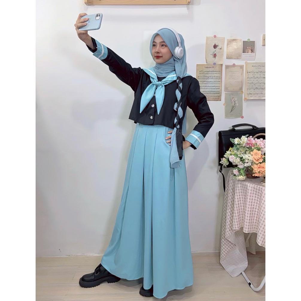 Seifuku Anime Outfit Muslimah Dress by Studhijabstore