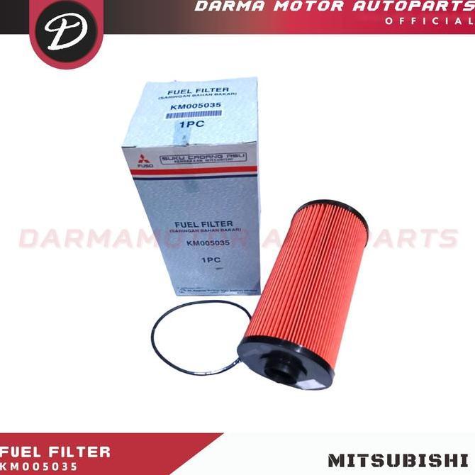 Fuel Filter Fuso Fn62F Ori Asli Km005035 Mitsubishi Fighter Termurah