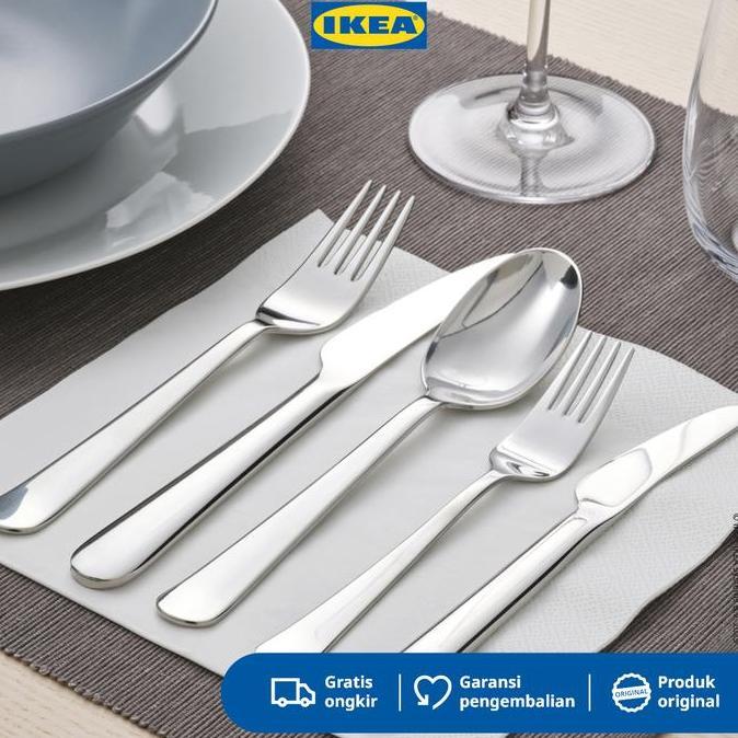 IKEA DRAGON Pisau Dessert 18cm Set Isi 6pcs Baja Pisau