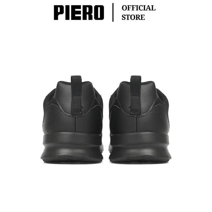 PIERO SEPATU SNEAKERS PRIA JOGGER STRIDE BLACK/BLACK/BLACK PIE1000402