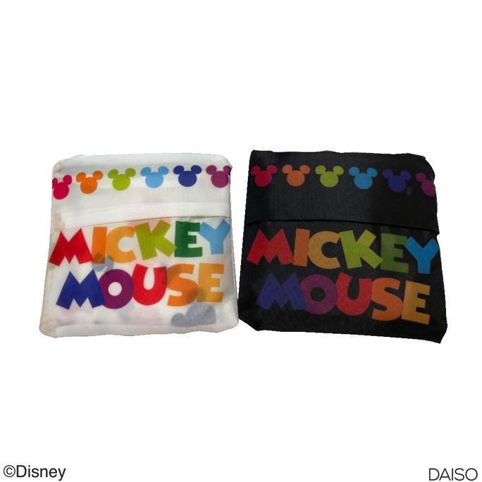Daiso Foldable Shopping Bag - Mickey Icon - HT