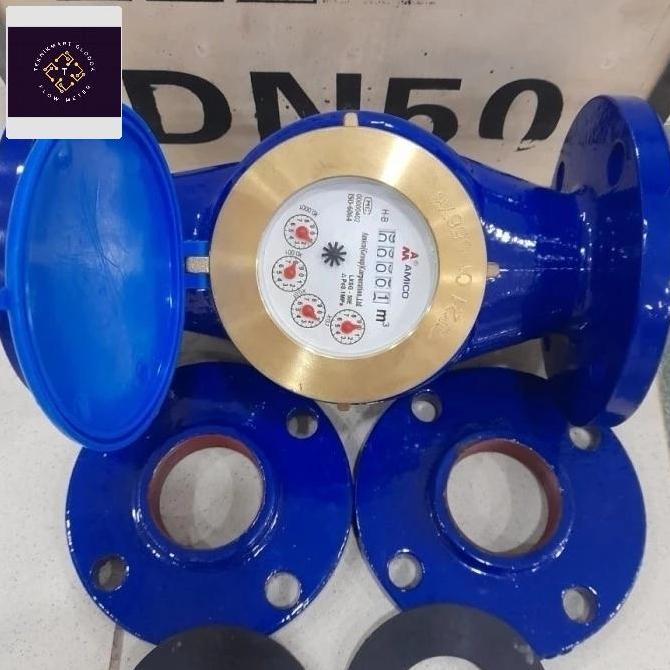 Flow Meter Amico 2 Inch Water Meter Dn50 Meteran Air