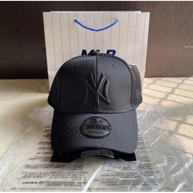 Topi Baseball Mlb Ny Trucker Original Full Black Caps