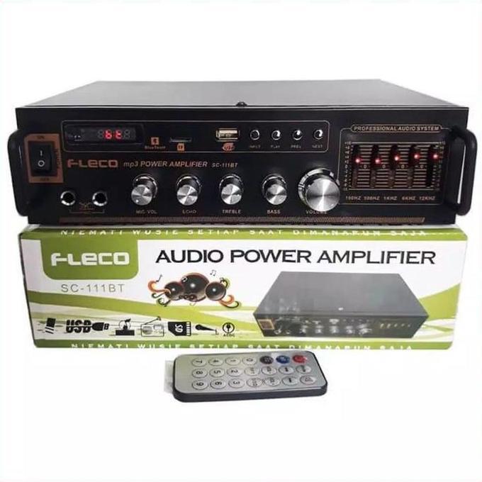 Fleco Amplifier Bluetooth Mini SC-111BT Stereo Karaoke