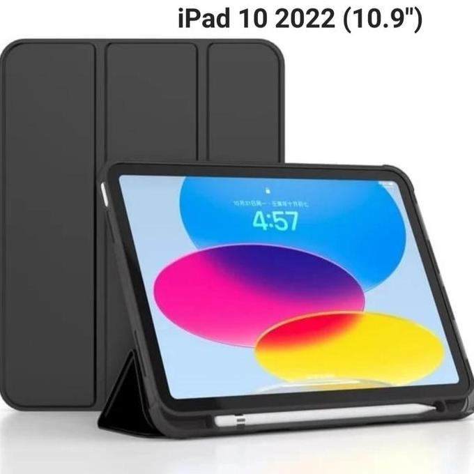 Case Flip Smart Cover Slot Pen IPAD 10 2022 10.9 inci