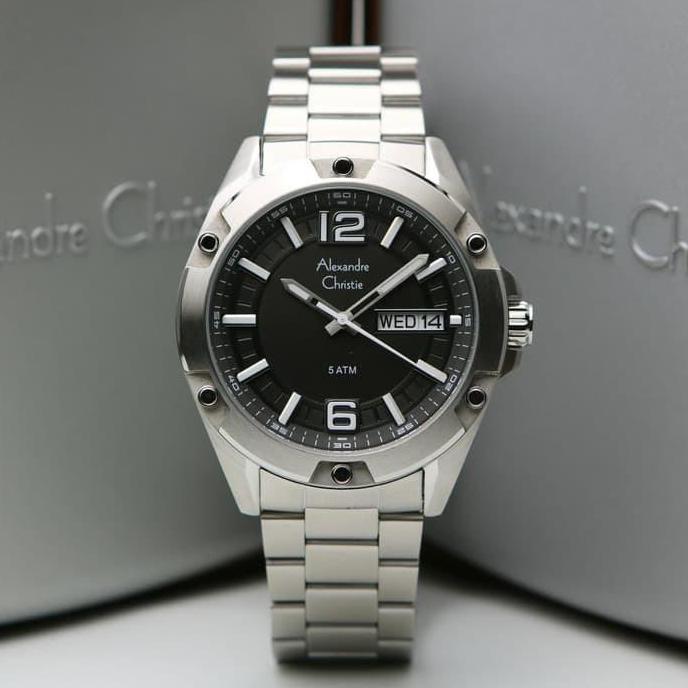 JAM TANGAN PRIA ALEXANDRE CHRISTIE AC 6518 / AC6518 STAINLESS ORIGINAL GARANSI 1 TAHUN