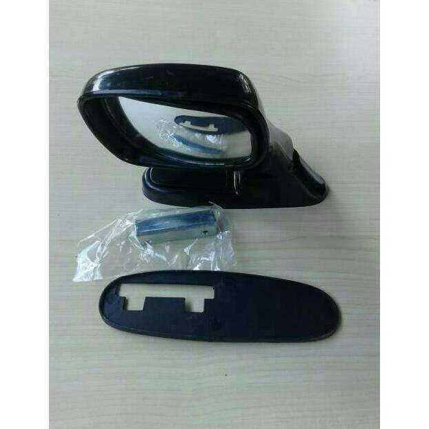 Spion Kap Mesin Mobil Universal Hitam Chrome Spot Mirror Blind Spot Car