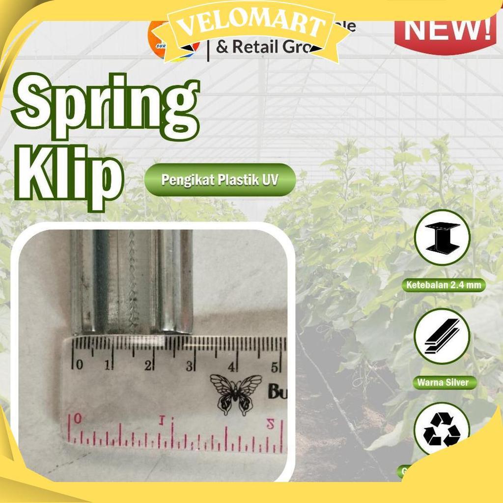 Penjepit Plastik Uv / Spring Klip Alat Pasang Plastik Uv Ori