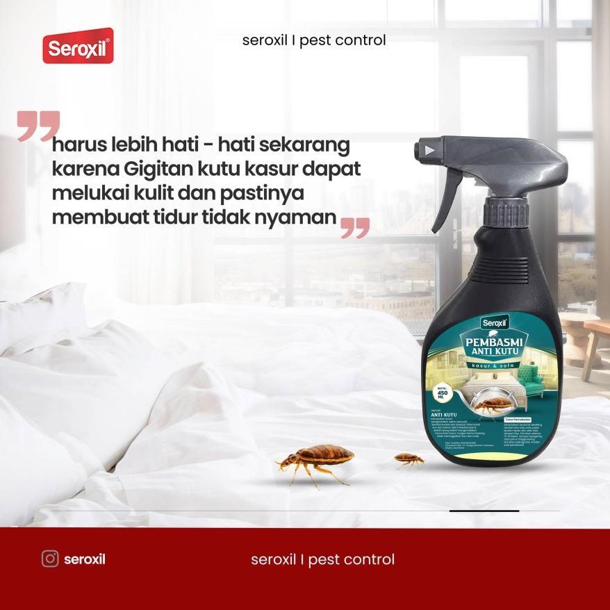 1 LITER Seroxil Obat Pembasmi Kutu Kasur Anti Kutu Busuk Tungau Kasur Sofa Isi Ulang Seroxil Kutu Ke