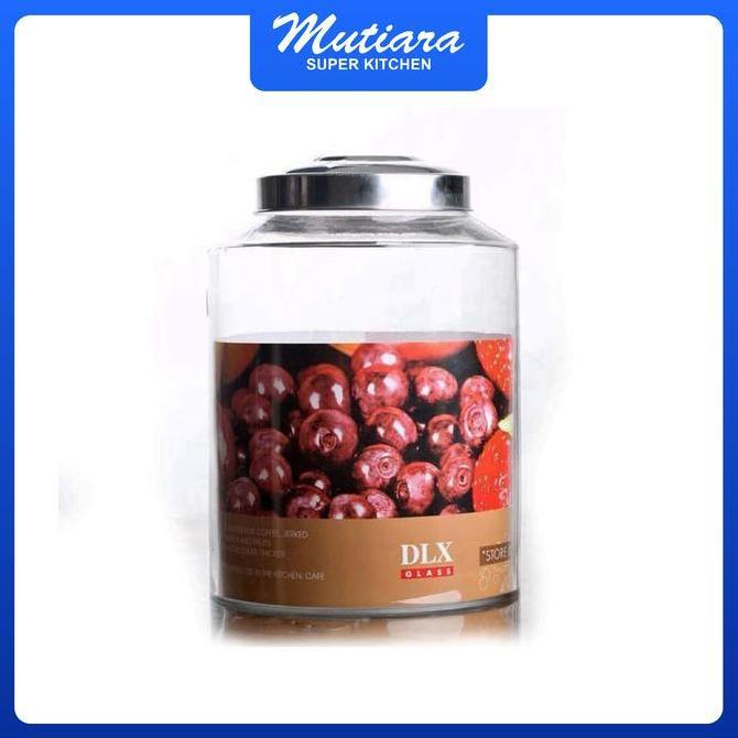 Toples Asinan Toples Kerupuk Toples Kaca Jumbo DLX 15L
